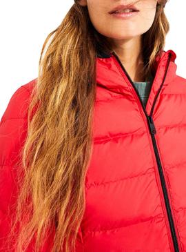 Cazadora Ecoalf Aspen Rojo para Mujer