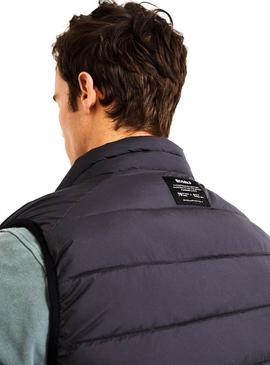 Chaleco Ecoalf Moritz Negro y Amarillo para Hombre