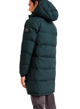 Cazadora Ecoalf Vintage Verde y Rojo para Hombre