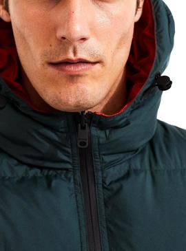 Cazadora Ecoalf Vintage Verde y Rojo para Hombre