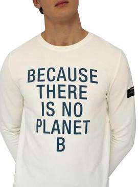 Sudadera Ecoalf San Diego Blanco para Hombre