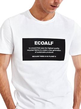 Camiseta Ecoalf Patch Blanco para Hombre