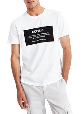 Camiseta Ecoalf Patch Blanco para Hombre