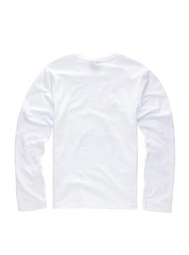 Camiseta G Star Long Sleeve Blanco para Niño