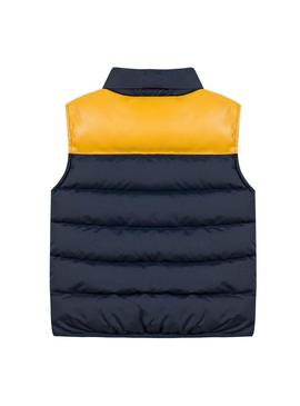 Chaleco 3 Pommes Gilet Azul y Amarillo para Niño