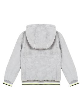 Cazadora 3 Pommes Animal Gris para Niña