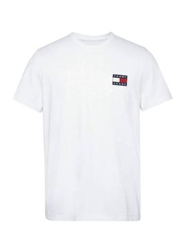 Camiseta Tommy Jeans Big Patch Blanco para Hombre