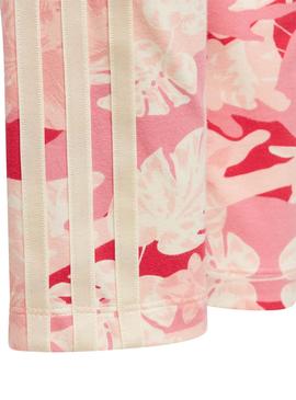 Leggings Adidas Flores Rosa para Niña