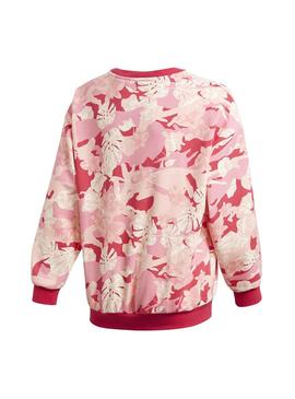 Sudadera Adidas Flores Rosa para Niña
