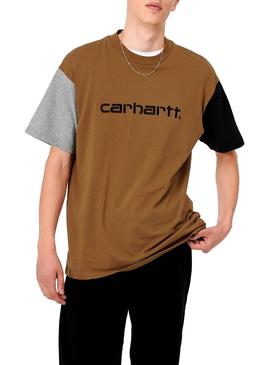 Camiseta Carhartt Tricolor Marron para Hombre