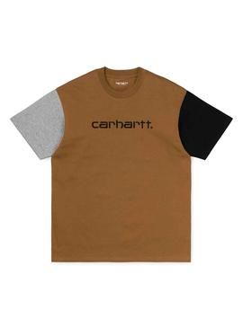 Camiseta Carhartt Tricolor Marron para Hombre