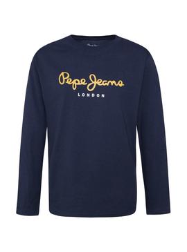 Camiseta Pepe Jeans New Herman Azul para Niño