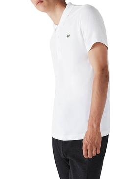 Polo Lacoste Otomano Blanco para Hombre