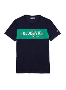 Camiseta Lacoste Djokovic YSY Azul para Hombre