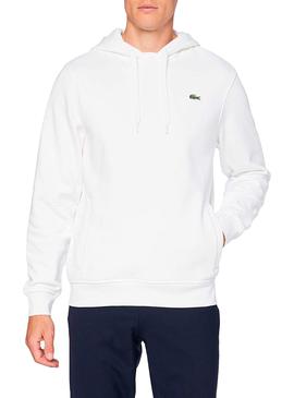 Sudadera Lacoste SH1527 Blanco para Hombre