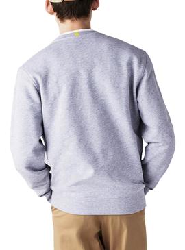Sudadera Lacoste x National Geographic Gris Para Hombre