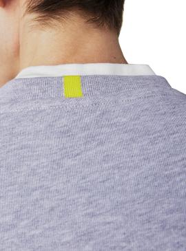 Sudadera Lacoste x National Geographic Gris Para Hombre