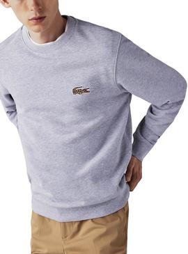 Sudadera Lacoste x National Geographic Gris Para Hombre