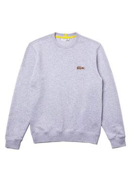 Sudadera Lacoste x National Geographic Gris Para Hombre