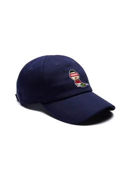 Gorra Lacoste Novak Djokovic Azul para Hombre