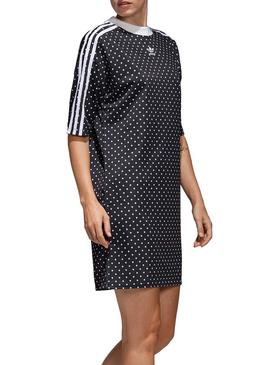 Vestido Adidas Topos Negro Mujer