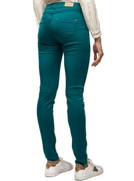 Pantalones Naf Naf Verde Mujer