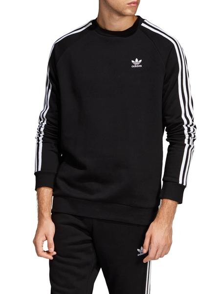 Embutido mostaza Cuyo Sudadera Adidas 3 Stripes Negro para Hombre