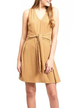 Vestido Vila Vidottia Camel Mujer