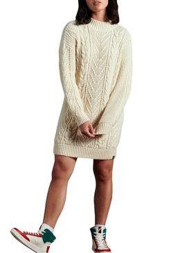 Vestido Superdry Florence Beige para Mujer