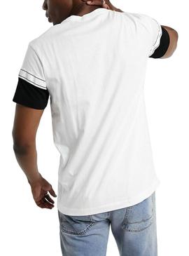 Camiseta Calvin Klein Blocking Logo Blanco Hombre