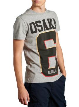 Camiseta Superdry Osaka Gris para Hombre