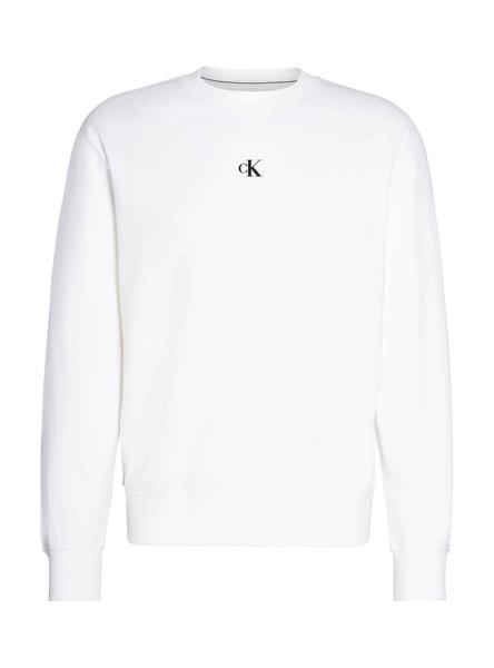 Sudadera Calvin Klein Jeans Blanco Hombre