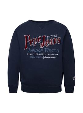 Sudadera Pepe Jeans Arthur Azul para Niño