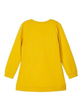 Sudadera Name It Flaschool Amarillo para Niña