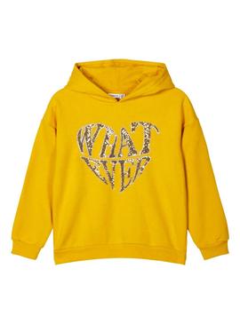 Sudadera Name It Nadali Amarillo para Niña