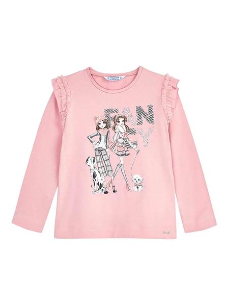 Camiseta Mayoral Rosa para Niña