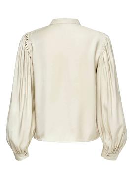 Blusa Only Abigale Beige para Mujer