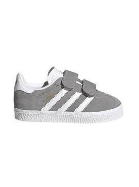 Zapatillas Adidas Gazelle Mini Gris Niña y Niño