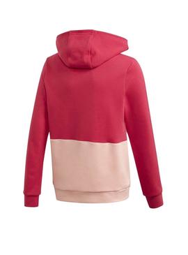 Sudadera Adidas Big Trefoil Rosa para Niña