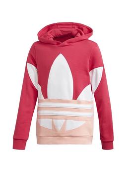 Sudadera Adidas Big Trefoil Rosa para Niña