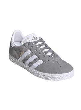 Zapatillas Adidas Gazelle Gris para Niño y Niña 