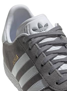 Zapatillas Adidas Gazelle Gris para Niño y Niña 