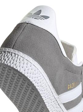 Zapatillas Adidas Gazelle Gris para Niño y Niña 