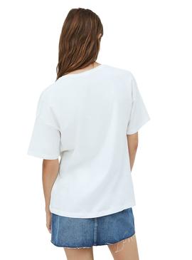 Camiseta Pepe Jeans Aria Blanco para Mujer