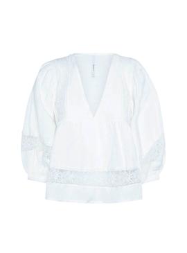 Blusa Pepe Jeans Sophie Blanco para Mujer