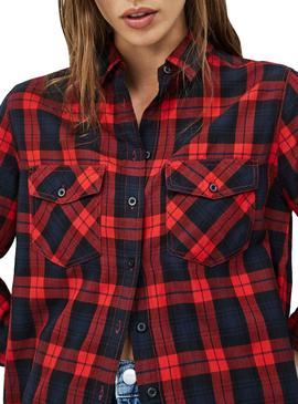 Camisa Pepe Jeans Anai Rojo para Mujer