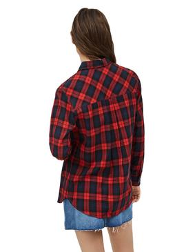Camisa Pepe Jeans Anai Rojo para Mujer