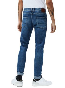 Pantalon Vaquero Pepe Jeans Finsbury Mid Hombre