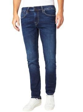 Pantalon Vaquero Pepe Jeans Finsbury Indigo Hombre