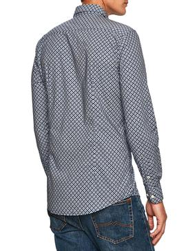 Camisa Pepe Jeans Burton Azul para Hombre